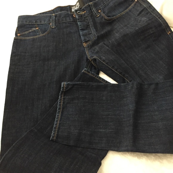 WILLIAM RAST BUTTON FLY INDIGO SKINNY JEANS 34/30 - Picture 2 of 10